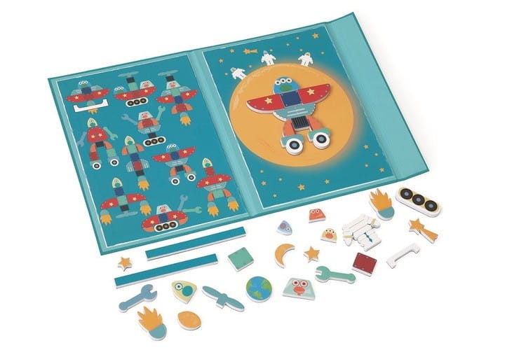 Magnetyczna Układanka Kształty i Kolory Kosmos - Scratch