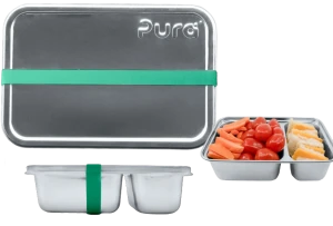 Pura Lunch Box ze stali nierdzewnej 800 ml pojemnik dla jedzenie