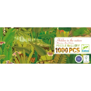 Puzzle Gallery Ukryte w Naturze 1000 elementów artystyczne Djeco DJ07692