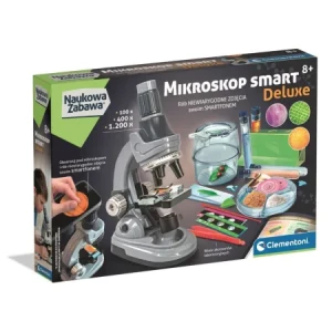 Mikroskop dla dzieci Smart Deluxe z akcesoriami Clementoni