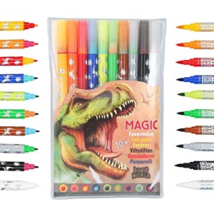 Dwustronne Flamastry Zmieniające Kolor - DINO WORLD