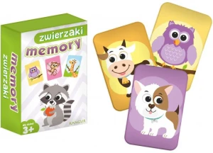 Gra pamięciowa memory zwierzątka karty podróżna kieszonkowa Kangur