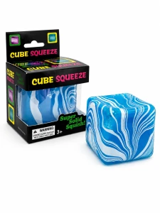 Nice Squeeze plastyczny gniotek kostka lodu marble niebieski 1 szt.