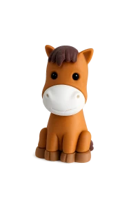Gumka do mazania Konik koń 4 cm puzzle Toys Inn