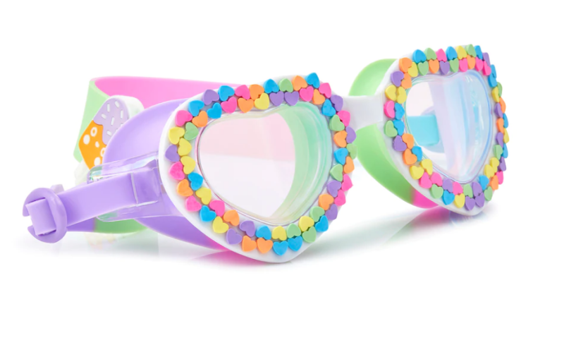 Okularki do pływania Serca Valentine U Rock Rainbow - Bling2o