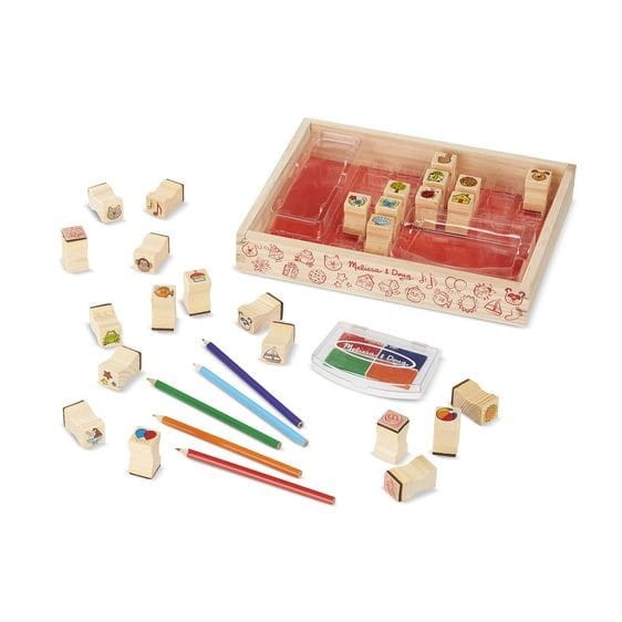 Stempelki Ulubione Znaczki z Tuszem i Kredkami - Melissa & Doug