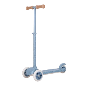 Hulajnoga trójkołowa niebieska od 3 lat do 50 kg Little Dutch Scooter Safari Dreams 