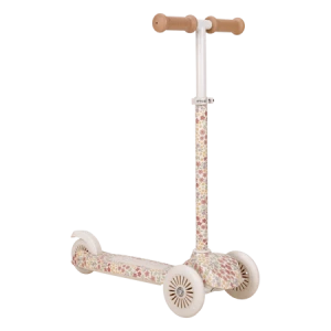 Hulajnoga trójkołowa kwiatki od 3 lat do 50 kg Little Dutch Scooter Sunny Flower