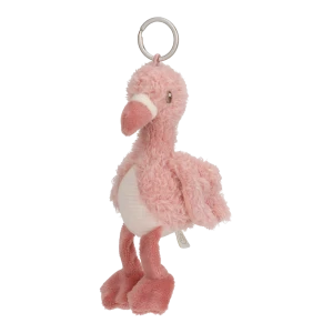 Breloczek Flaming różowy ptak 14 cm Little Dutch