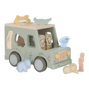 Little Dutch samochód sorter Safari klocki figurki zwierzątka