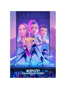 KPop Demon Hunters zeszyt A4 w kratkę 40 stron w kratkę 5x5mm