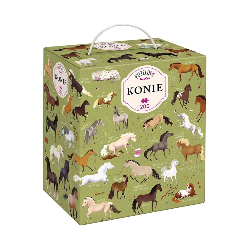 Puzzlove Konie 200 elementów - CzuCzu