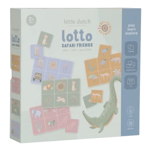 Gra edukacyjna Lotto Safari zwierzęta Little Dutch