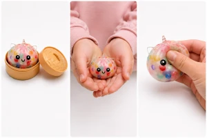 Gniotek pierożek mini Sugar Dumpling niespodzianka 1 szt. Jednorożec z kuleczkami