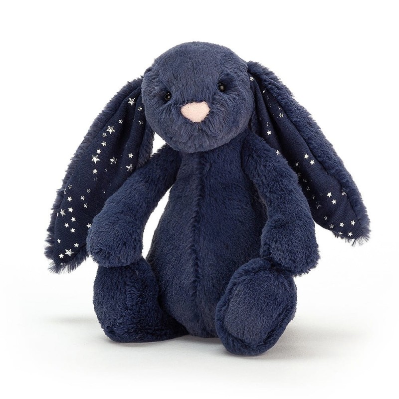 Pluszowy Królik 31 cm Granatowy Uszy w Gwiazdki - Jellycat