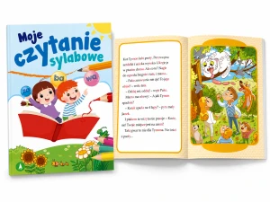 Moje czytanie sylabowe książeczka edukacyjna A5 Wydawnictwo Skrzat
