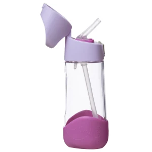 Bidon ze słomką 450 ml tritanowa, butelka Sugar Plum b.box