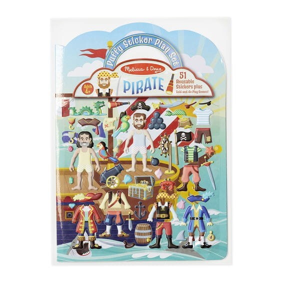 Wypukłe Naklejki Statek Piracki - Melissa & Doug
