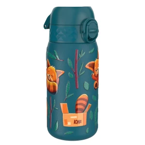 ION8 bidon ze stali nierdzewnej 400 ml stalowa butelka dla dzieci Red Pandas