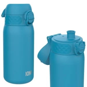 ION8 stalowa butelka na wodę dla dzieci 400 ml szczelna, niebieska