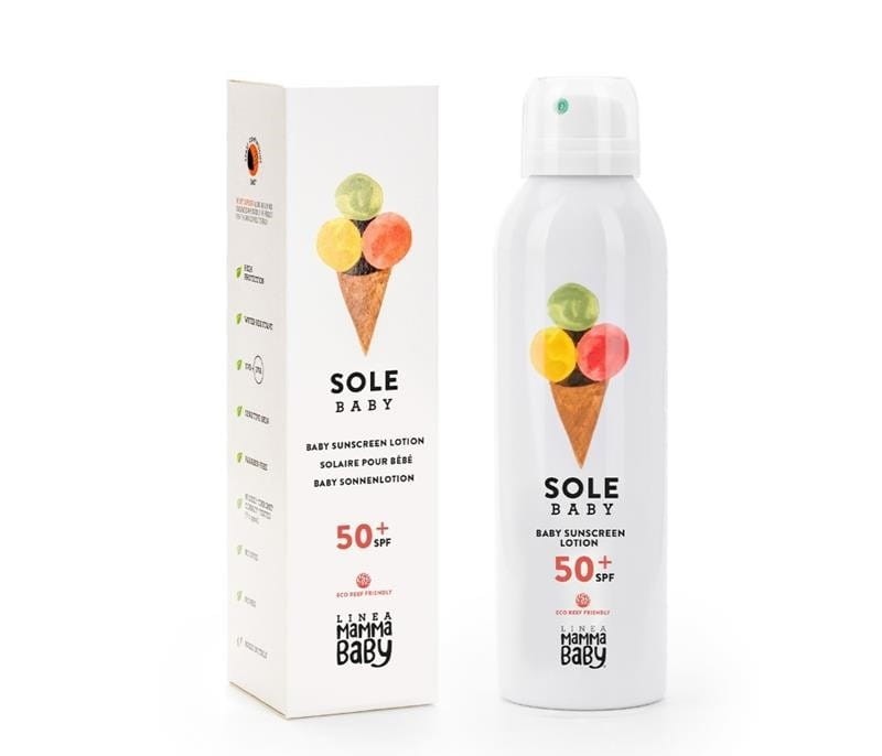 Filtr przeciwsłoneczny Sole Baby SPF 50+ Eco Reef - Linea MammaBaby