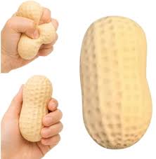 Gniotek orzeszek fistaszek Squishy 10 cm sensoryczny pachnący