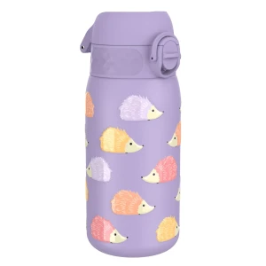 ION8 butelka termiczna szczelna jeże, podwójna ścianka, szczelna termos 320 ml fioletowy