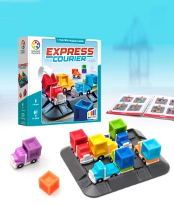 Smart Games Express Courier logiczna gra dla 1 osoby, 80 zadań