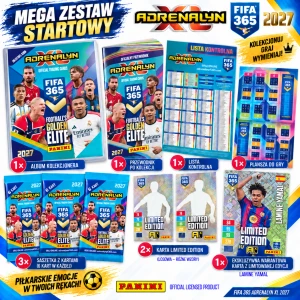 Album piłkarski Mega zestaw startowy PANINI FIFA 365 ADRENALYN XL 2027 