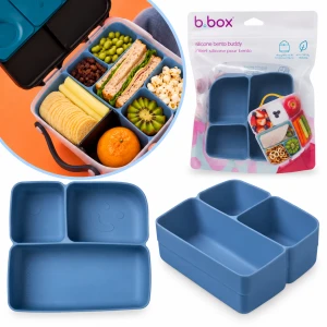 b.box silikonowy wkład do lunchboxa śniadaniówki z przegródkami Ocean