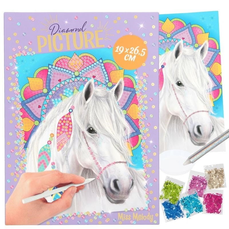 Obraz do wyklejenia diamencikami Konie Diamond Picture - Miss Melody