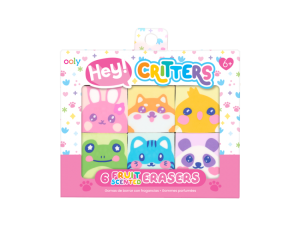 Pachnące gumki do mazania Hey Critters 6 szt. - Ooly