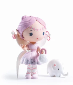 Djeco Tinyly ELFE & BOLERO DJ06950 – figurka elfki ze słonikiem