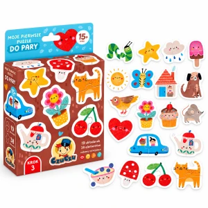 CzuCzu Moje pierwsze puzzle obrazki do pary 38 el.