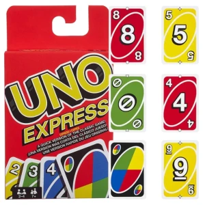 UNO Express Mattel szybsza, bardziej kompaktowa wersja karciana