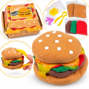 Zrób własnego burgera z masy slime i putty – zestaw kreatywny