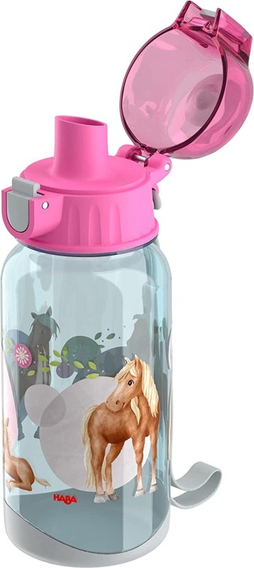 Bidon z Ustnikiem Konie 400 ml - Haba