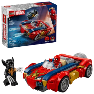 Lego Spider-Man w samochodzie kontra zvenomowany Wolverine 76336 Marvel