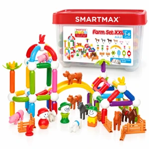 SmartMax Klocki Magnetyczne zestaw farma XXL Builder 116 elem.