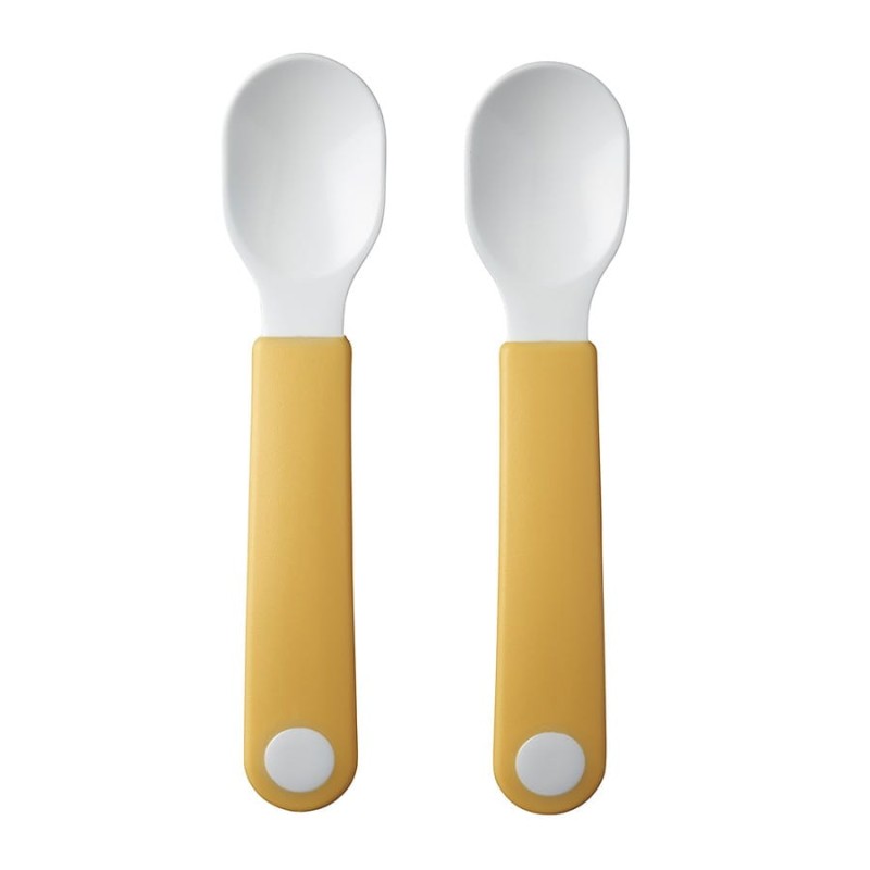 Łyżeczki Treningowe dla Dzieci 2 szt. Żółte Mio - Mepal