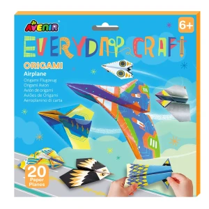 Origami Samoloty z papieru kartki kolorowe Avenir