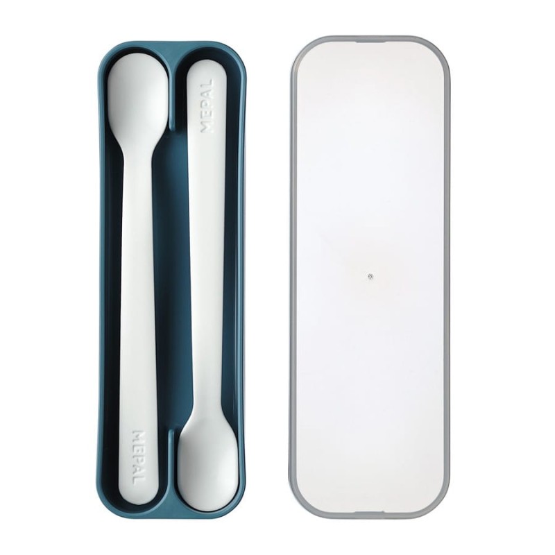 Pierwsze Łyżeczki do Karmienia 2 szt. Granatowe Mio - Mepal