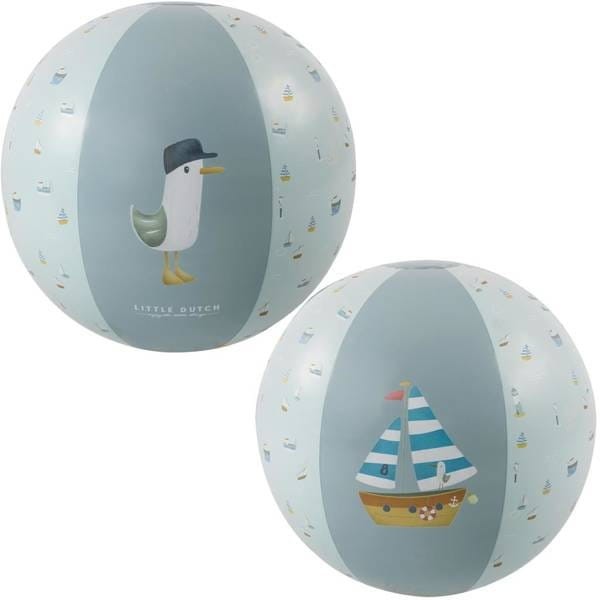 Dmuchana Piłka plażowa 35 cm Sailors Bay - Little Dutch