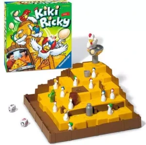 Kiki Ricky szalona gra zręcznościowa z latającymi jajkami Ravensburger