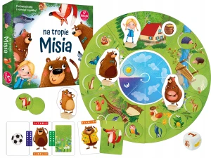 Na tropie Misia – gra planszowa edukacyjna, detektywistyczna Kukuryku