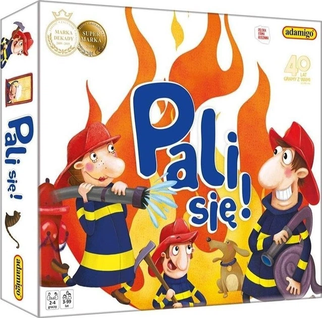 Pali się! – gra planszowa edukacyjna Straż Pożarna, nauka kodowania Adamigo 