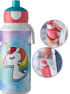 Bidon dla dzieci 400 ml Jednorożec Campus - Mepal