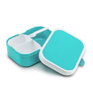 Śniadaniówka z Widelcem Turkusowa Lunchbox Campus - Mepal