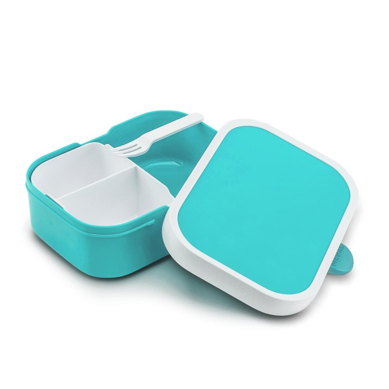 Śniadaniówka z Widelcem Turkusowa Lunchbox Campus - Mepal