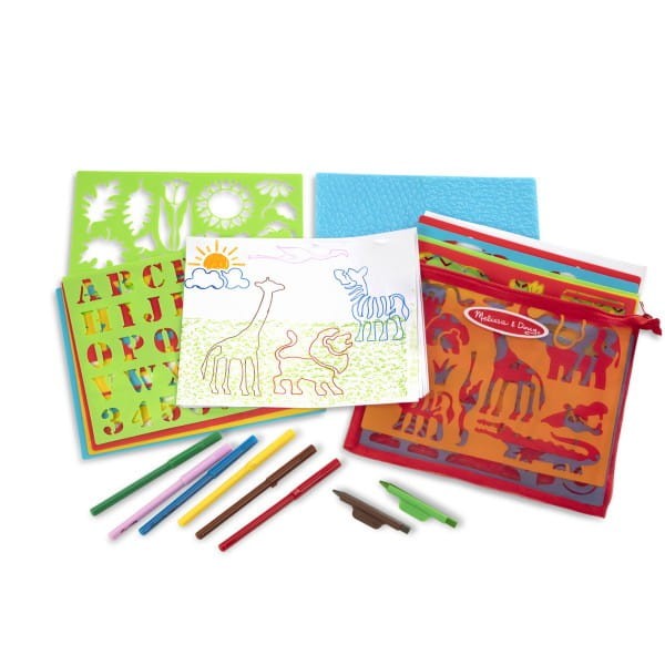 Szablony do odrysowywania Stencil Art - Melissa & Doug